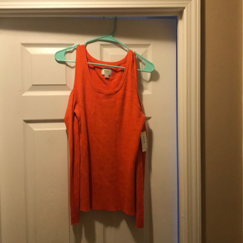 Orange sweater, Large